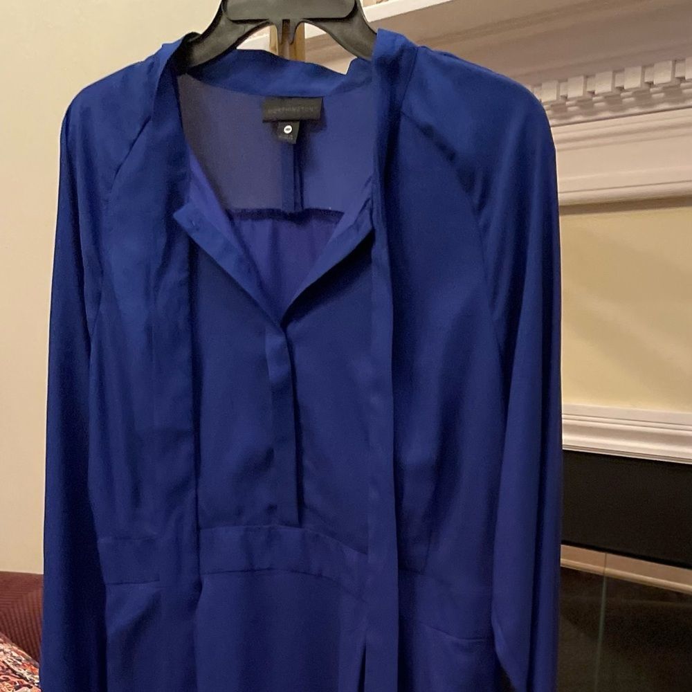Blue long sleeve Dress sz 14P